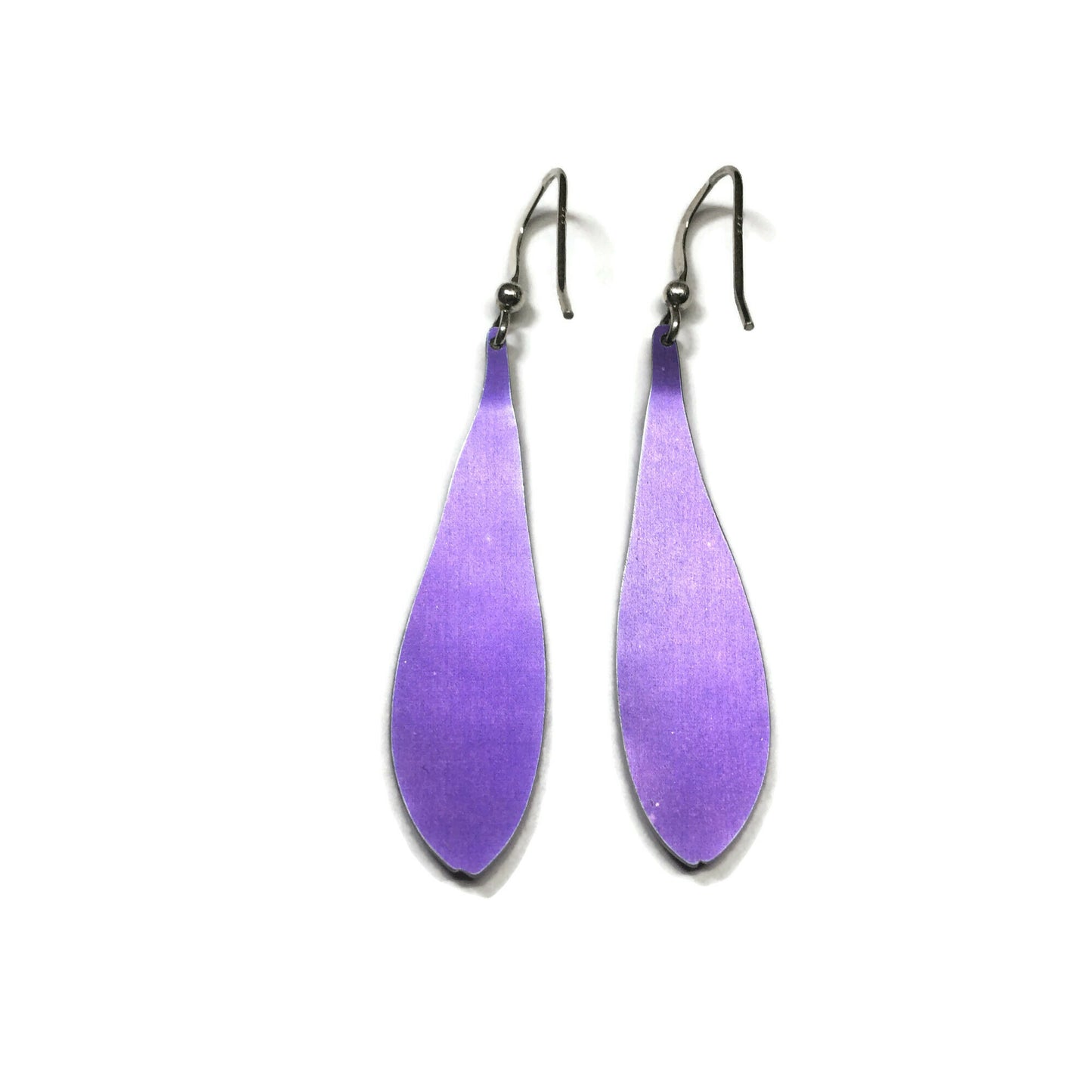Back of Agapanthus flower bud earrings by Photofinish Jewellery