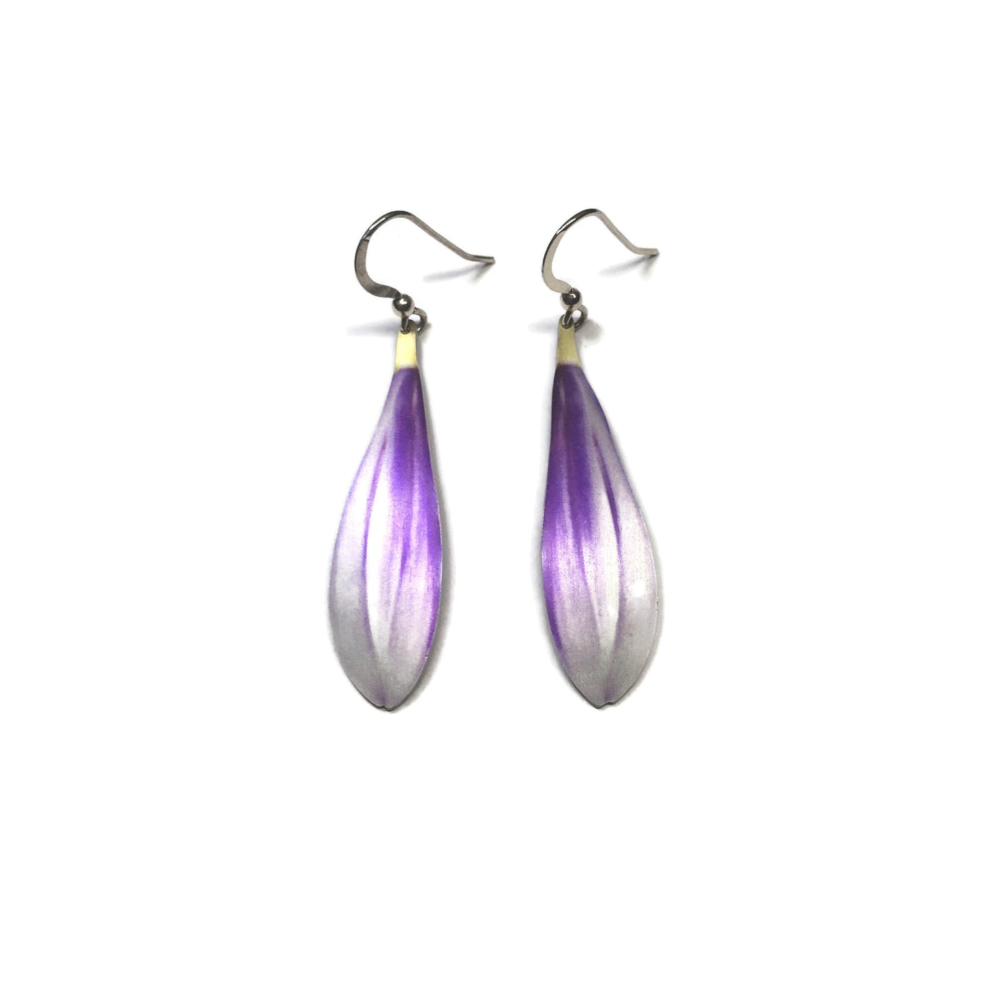 Agapanthus flower bud earrings by Photofinish Jewellery