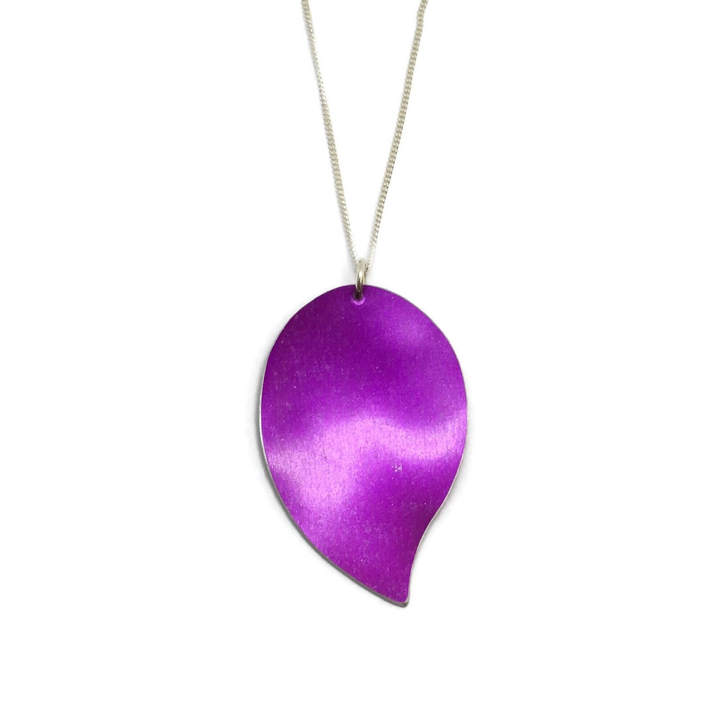 Back of Rhododendron flower bud necklace by Photofinish Jewellery