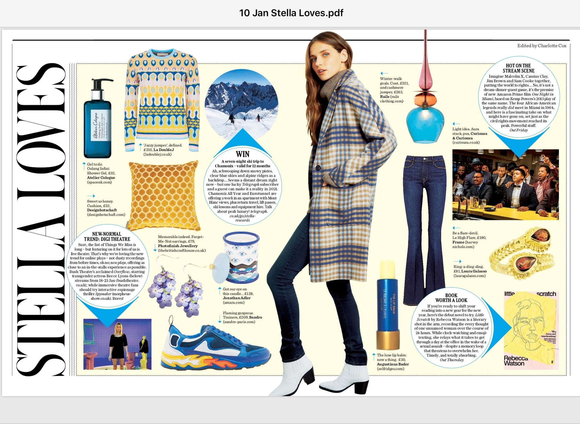 Stella loves Telegraph feature Forget me Not earrings by Photofinish Jewellery