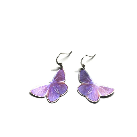 Common Blue butterfly earrings by Photofinish Jewellery