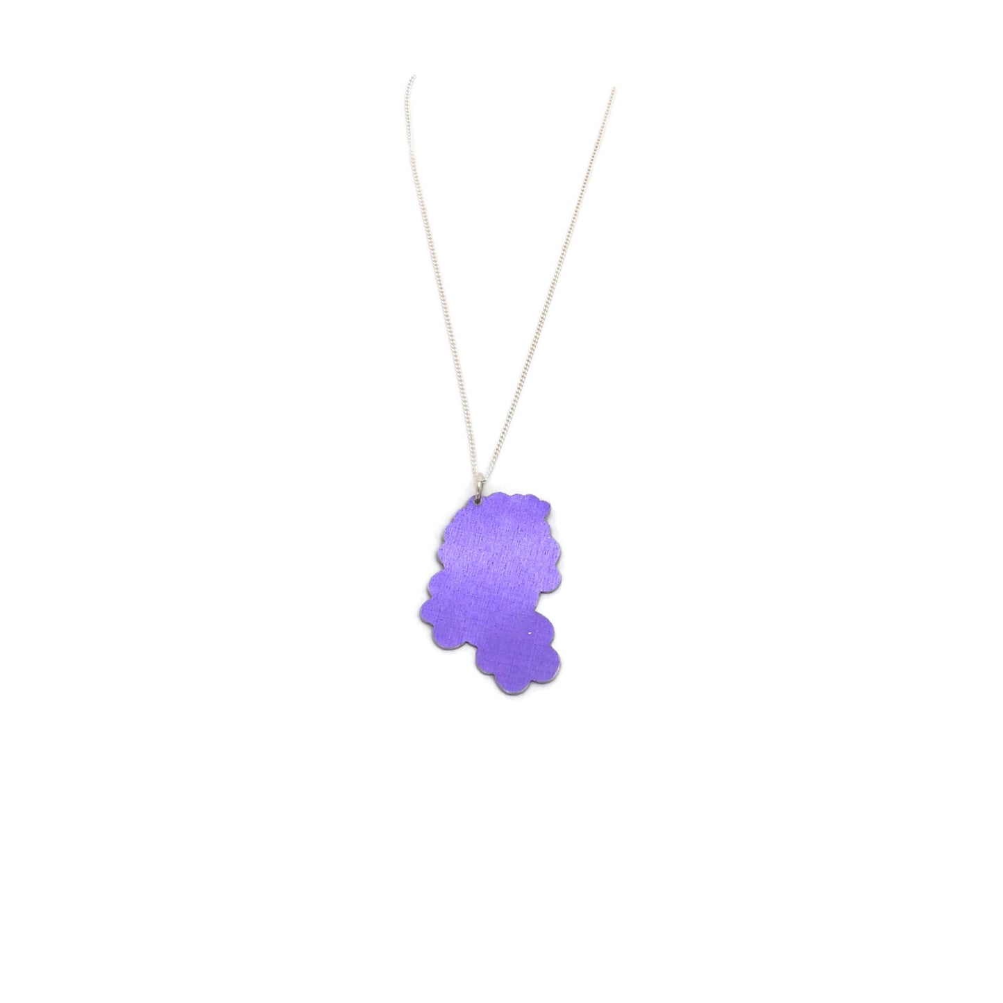 Back of Forget me not flower necklace by Photofinish Jewellery
