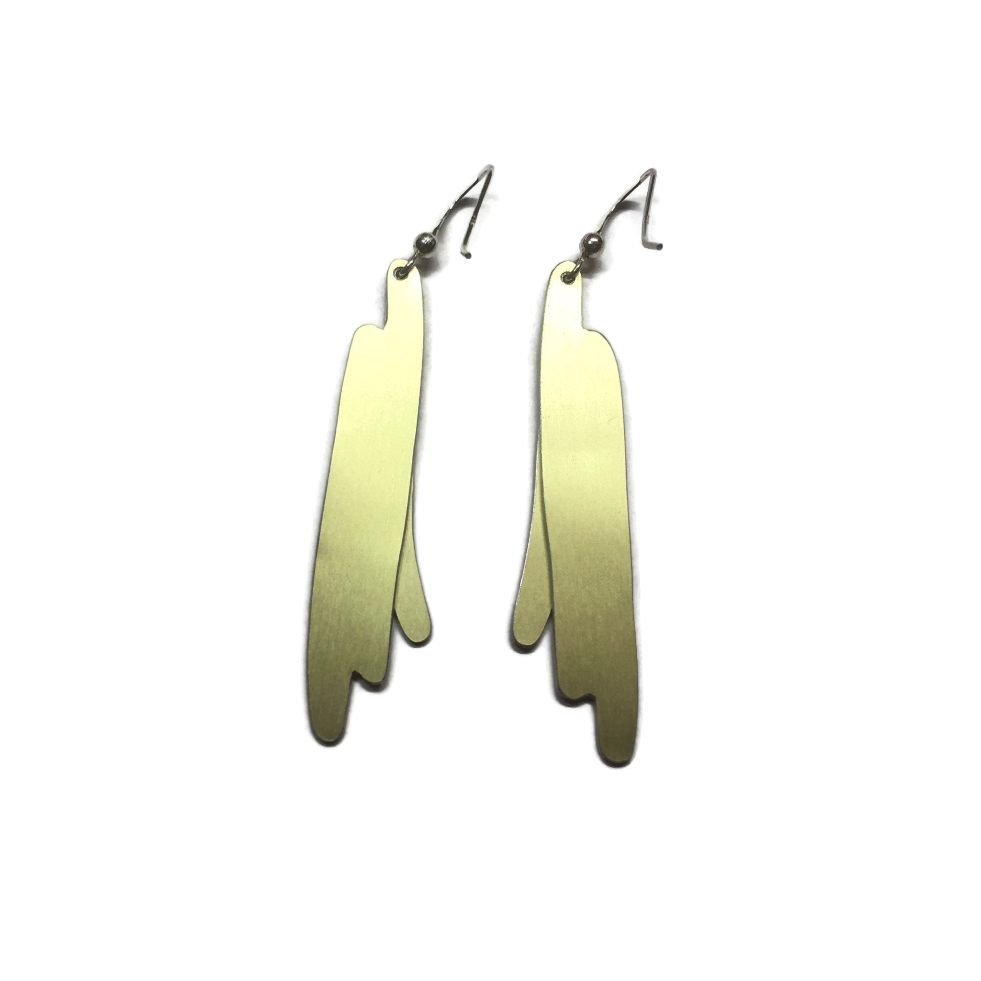 Back of Lambs tail catkin earrings by Photofinish Jewellery